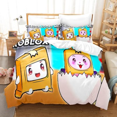 3D Lankybox Bedding Sets Duvet Cover Set With Pillowcase Twin Full Queen King Bedclothes Bed Linen 4 - LankyBox Merch