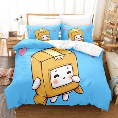 3D Lankybox Bedding Sets Duvet Cover Set With Pillowcase Twin Full Queen King Bedclothes Bed Linen 6 - LankyBox Merch