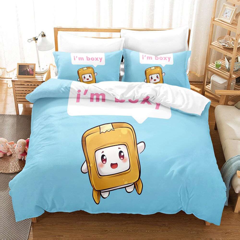 3D Lankybox Boxy Bedding Sets - LankyBox Merch