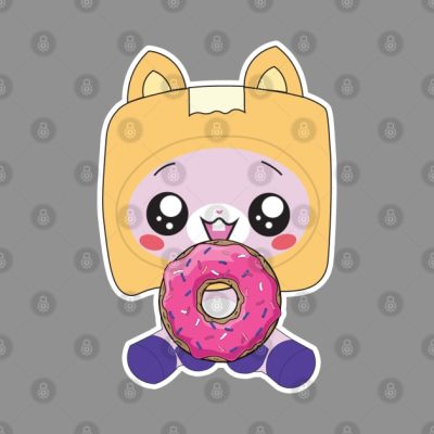 Baby Foxy Loves Donuts Tapestry Official LankyBox Merch
