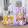 Happy Rocky And Foxy And Boxy Lankybox Soft Plush Blanket Flannel Blanket Throw Blanket for Living 10 - LankyBox Merch