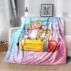 Happy Rocky And Foxy And Boxy Lankybox Soft Plush Blanket Flannel Blanket Throw Blanket for Living 12 - LankyBox Merch