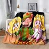 Happy Rocky And Foxy And Boxy Lankybox Soft Plush Blanket Flannel Blanket Throw Blanket for Living 15 - LankyBox Merch
