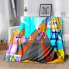 Happy Rocky And Foxy And Boxy Lankybox Soft Plush Blanket Flannel Blanket Throw Blanket for Living 24 - LankyBox Merch