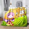 Happy Rocky And Foxy And Boxy Lankybox Soft Plush Blanket Flannel Blanket Throw Blanket for Living 27 - LankyBox Merch