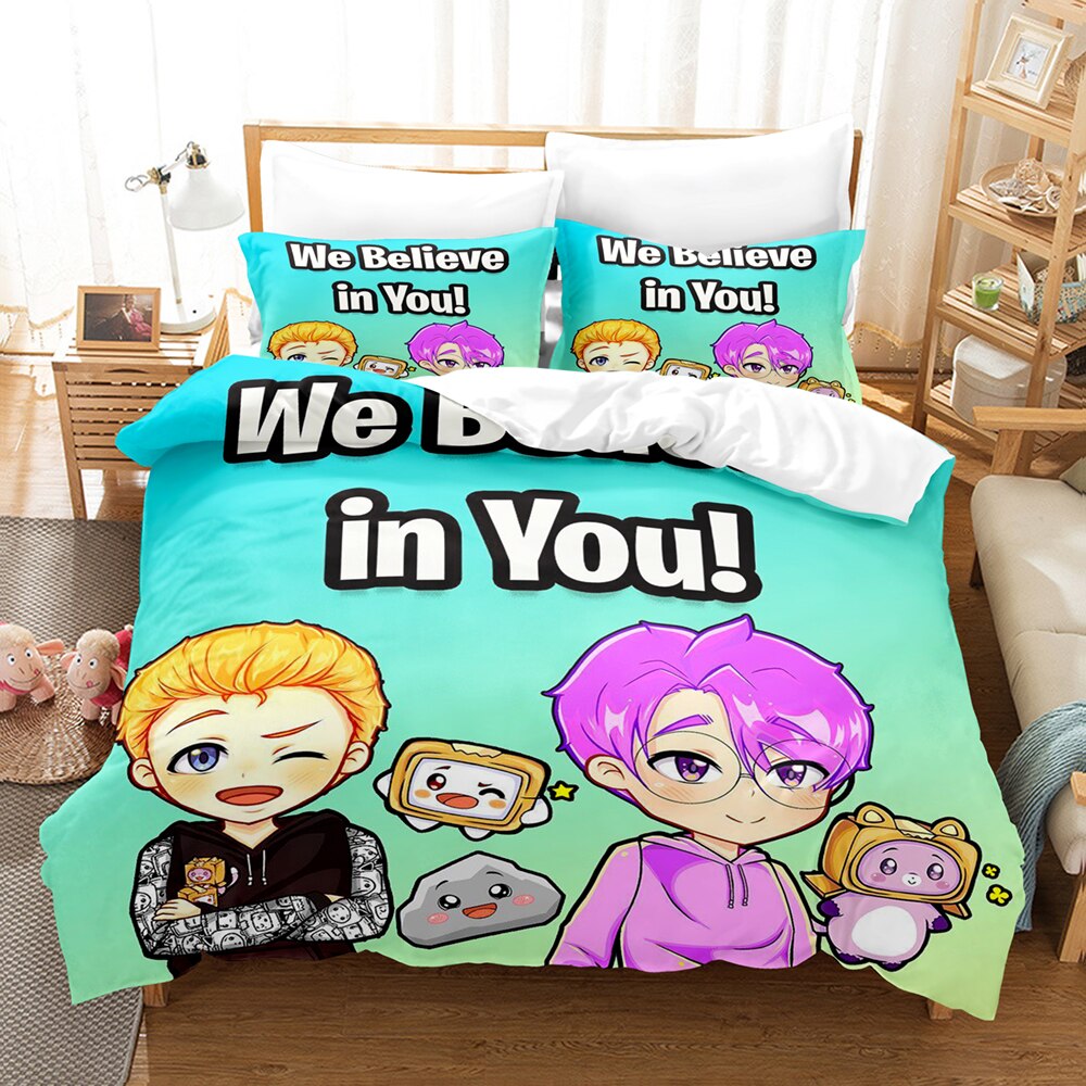 Lankybox We Belive In You Bedding Sets - Lankybox Merch