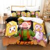 Lankybox Foxy Boxy Bedding Sets Single Twin Full Queen King Size Bed Linen Kids Girls Bedroom 6 - LankyBox Merch