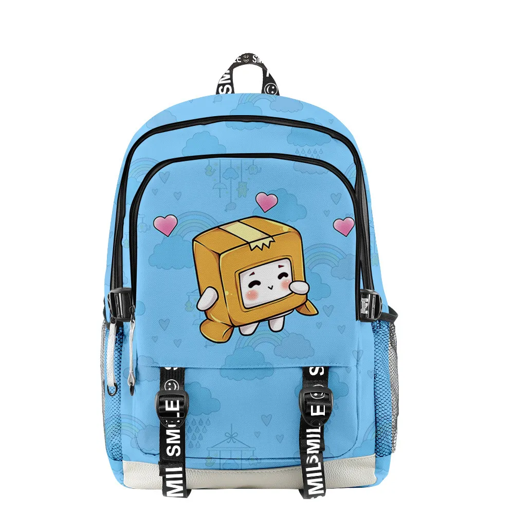 LankyBox Carton Villain Printing Travel Outing Large capacity Backpack for Primary and Secondary School Students Schoolbag - LankyBox Merch